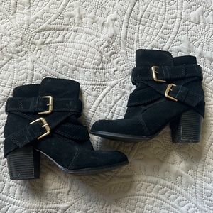 Mossimo Black Heeled Booties